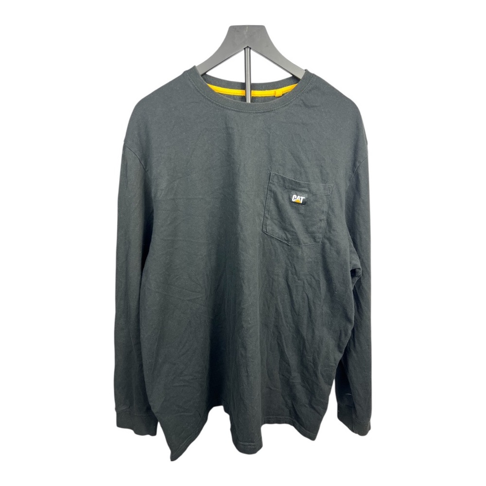 Caterpillar Men's Black Long Sleeve Tee